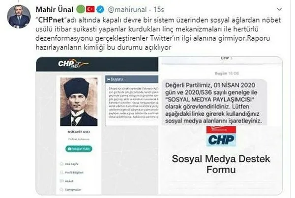 'CHPnet' üzerinden sistemli linç talimatı! - 2