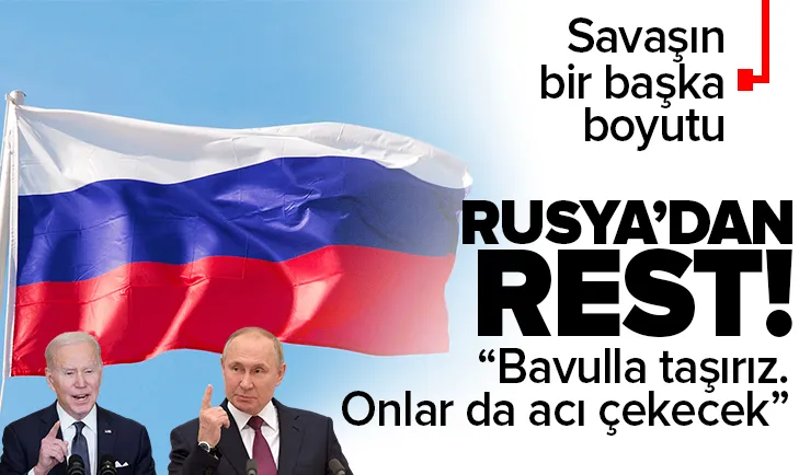 Rusyadan Batıya rest: Bavulla taşırız