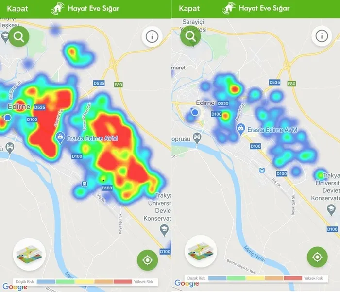 Edirne’de vaka sayısı yüzde 90 düştü! Harita yeşile döndü