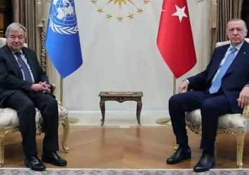 Başkan Erdoğan Guterres ile görüştü
