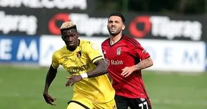 Beşiktaş hazırlık maçında geriden geldi