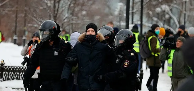 Rusya’daki Navalnıy protestosunda 1633 kişi gözaltına alındı