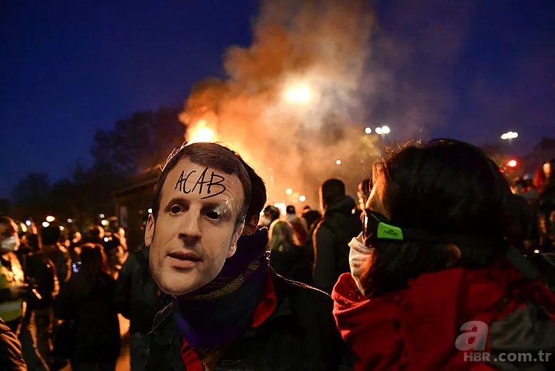 Fransa Cumhurbaşkanı Emmanuel Macron kabul etti: Polis şiddet uyguluyor! 1