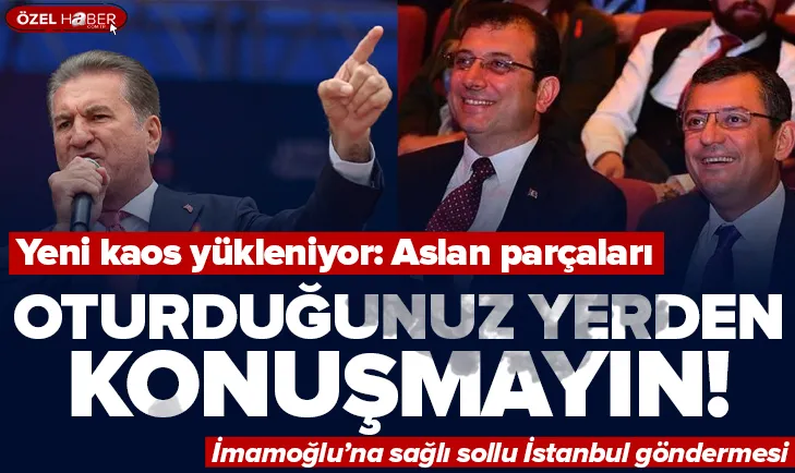 Oturduğunuz yerden konuşmayın