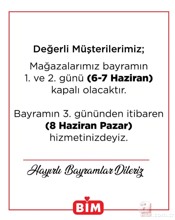 Bugün marketler açık mı? Kurban Bayramı’nda marketler kaçta açılıyor, kapanıyor? BİM, A101, ŞOK, Migros, Tarım Kredi 3