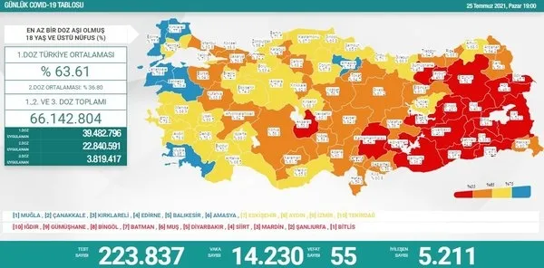 Sağlık Bakanı Fahrettin Koca teşekkür ederek duyurdu! Bir ilimiz daha mavi oldu - 1