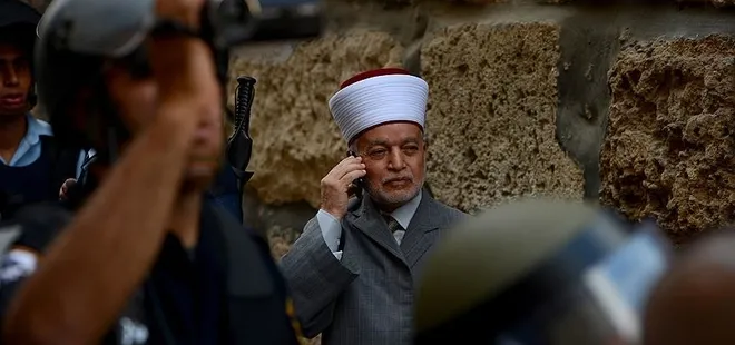 İsrail polisi Kudüs Müftüsü’nü gözaltına aldı