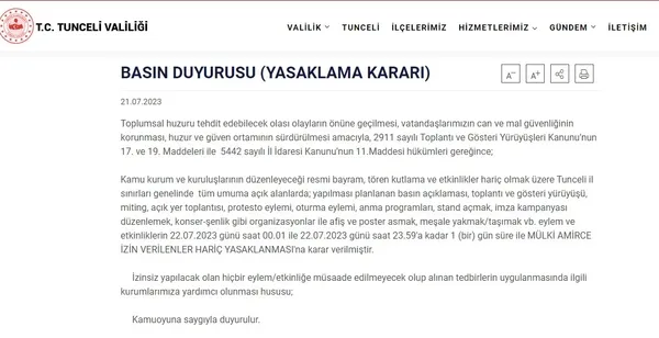 valilik-acikladi-tuncelide-1-gunluk-yasak-1689974972611.jpg Valilik açıkladı: Tunceli'de 1 günlük yasak - 2
