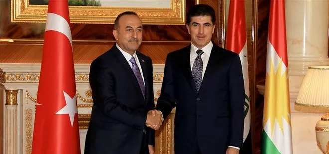 Son dakika: Dışişleri Bakanı Mevlüt Çavuşoğlu Neçirvan Barzani ile görüştü