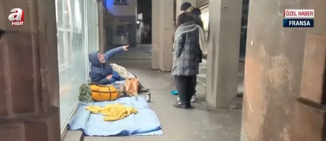 Fransa genelinde 42 bini çocuk 300 bin kişi sokaklarda yaşıyor! Fransa’daki Türklerden evsizlere yardım eli