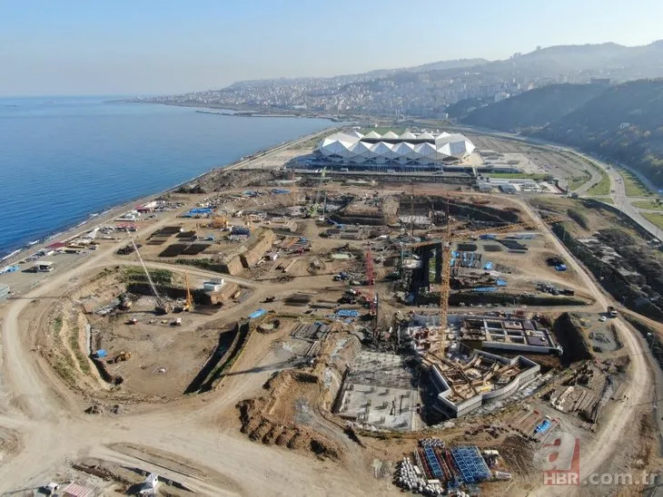 900 yataklı Trabzon Şehir Hastanesinin yapım çalışmaları sürüyor! Hizmete gireceği tarih belli oldu