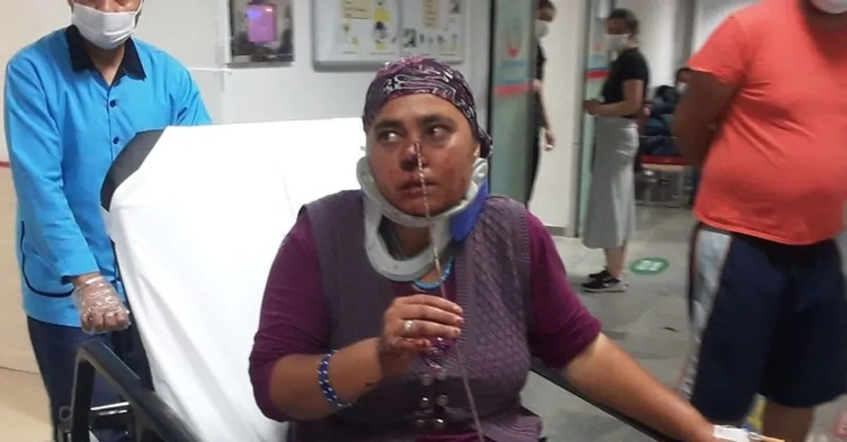 Aksaray'da kadının burnuna şiş saplandı