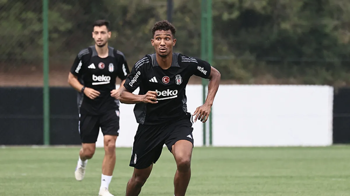 Beşiktaş'ta yeni transfer Felix Uduokhai ilk antrenmanına çıktı
