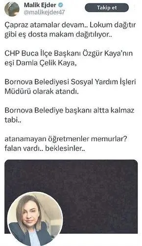 CHP’de koltuklar eşe dosta peşkeş çekildi! Lokum dağıtır gibi makam dağıtıyorlar