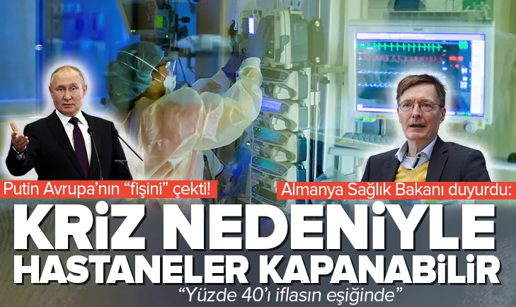 Almanya: Kriz nedeniyle hastaneler kapanabilir
