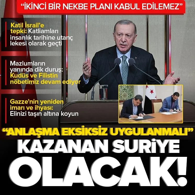 Başkan Erdoğan’dan Suriye mesajı