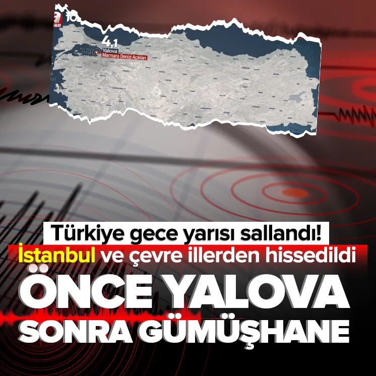 Marmara Denizi’nde deprem!