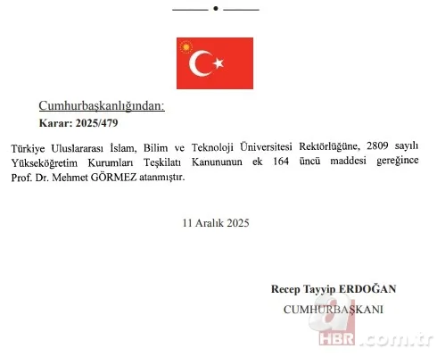 Başkan Erdoğan imzaladı! 9 üniversiteye rektör ataması Resmi Gazete'de 9