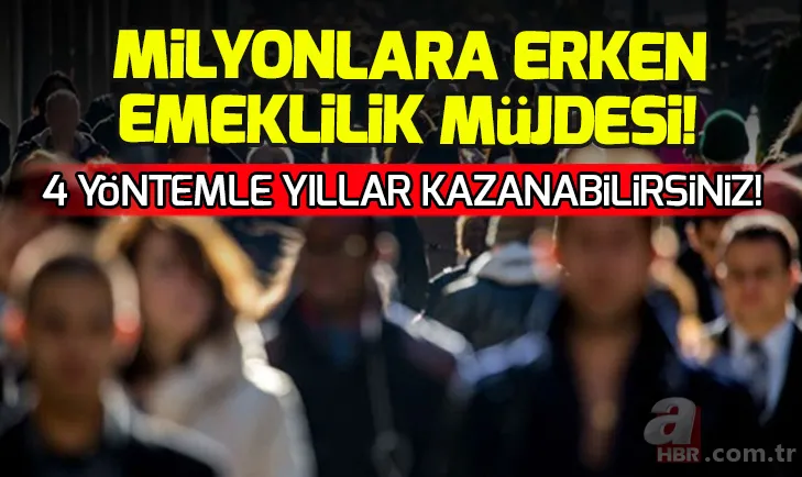 SSK Bağkur erken emeklilik şartları neler? Yıpranma payı askerlik borçlanması doğum borçlanması nasıl yapılır?