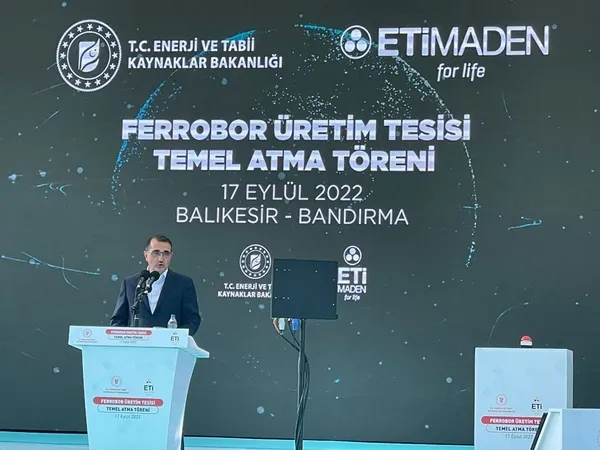 Enerji ve Tabii Kaynaklar Bakanı Fatih Dönmez: Dünya bor üretiminde ve ihracatında lideriz - 2