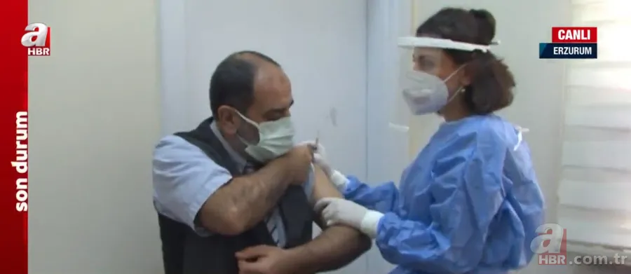 Salgınla mücadelede tarihi gün! A Haber aşı odalarında 21