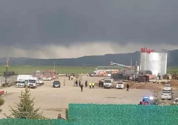 Erzurum’da asfalt tesislerinde patlama! 1 ölü 1 yaralı