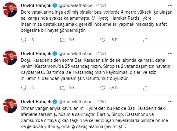 Son dakika: MHP Lideri Devlet Bahçeli’den flaş açıklamalar! Sel felaketi, Altındağ olayı ve muhalefetin algı operasyonları...