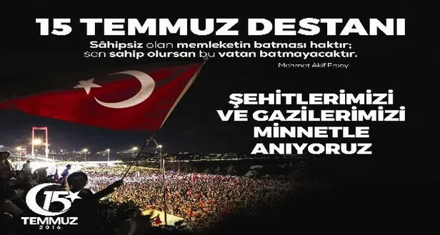 15 Temmuz mesajları WhatsApp SMS! En güzel 15 Temmuz duvar kağıdı görselleri - 9