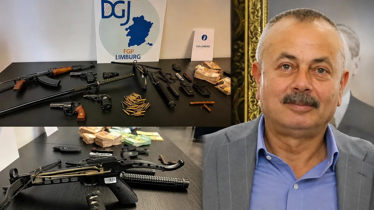 Belçika'da 'Şahinler' Çetesine Şafak Baskını: Cephanelikten Samuray Kılıcı ve Tatar Yayı Çıktı