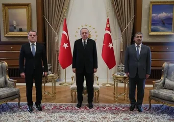 Başkan Erdoğan, Ceyhun Bayramov ile Zakir Hasanov’u kabul etti
