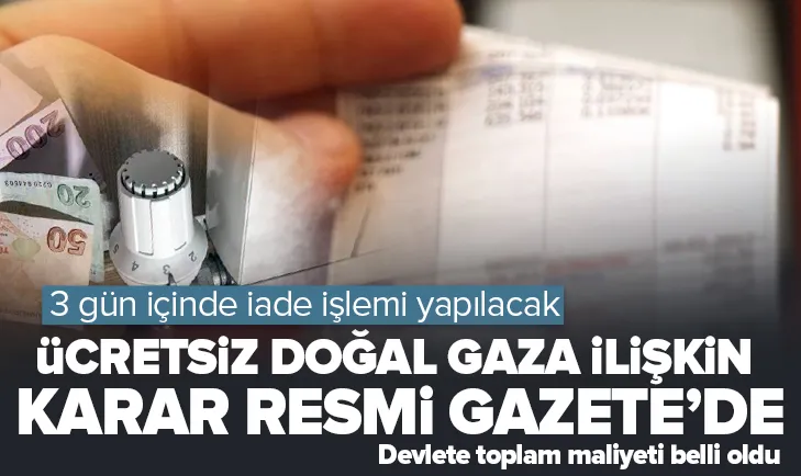 Ücretsiz doğal gaz tüketimine ilişkin flaş karar