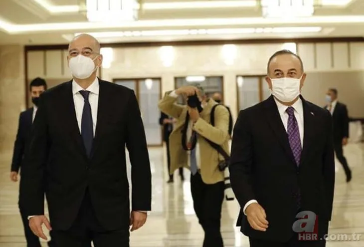 Dışişleri Bakanı Mevlüt Çavuşoğlu ve Yunan Mevkidaşı Nikos Dendias'ı manşetten verdiler! Yunan medyasında skandal ifadeler