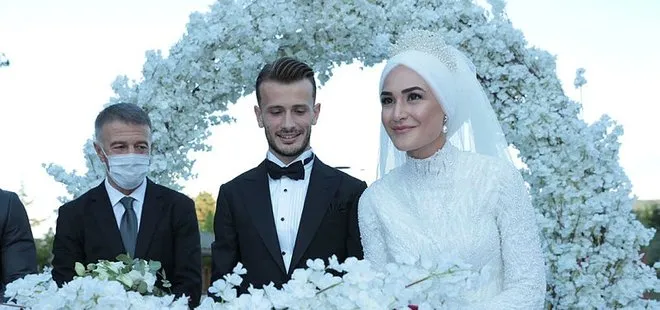 Trabzonsporlu futbolcu Abdulkadir Parmak evlendi