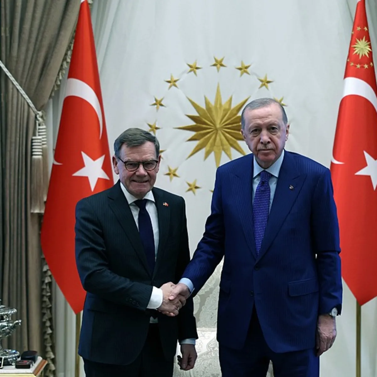 Külliye'de önemli kabul! Başkan Erdoğan Almanya Dışişleri Bakanı Wadephul'u kabul etti