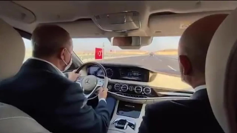 Başkan Erdoğan’ın test sürüşü video klip olarak hazırlandı