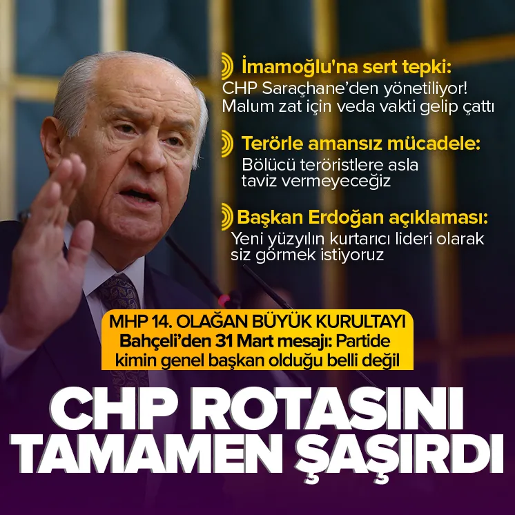 Bahçeli’den önemli açıklamalar