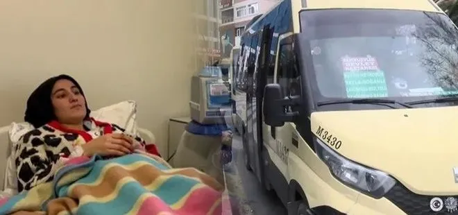 İstanbul’da şaşırtan olay! Hamile kadın minibüste doğum yaptı!