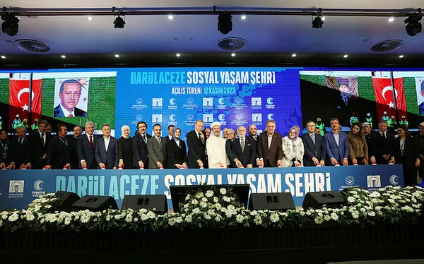 Darülaceze Sosyal Hizmet Şehri Açılış Töreni! Başkan Erdoğan: Netanyahu şunu bil gidicisin gidici!