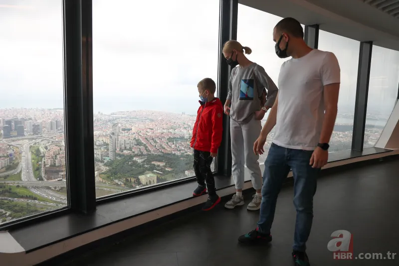 Çamlıca Kulesi'nde bir ilk! Yerden 169 metre yükseklikte evlilik teklifi 24