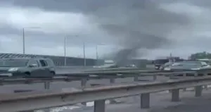 TEM’de tır yangını! Bölgede trafik kilitlendi