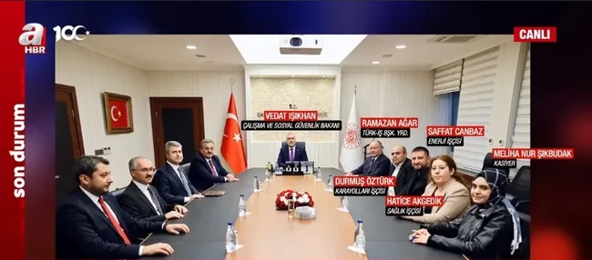 Asgari ücret ne kadar olacak? Zam toplantısına katılan isim A Haber’de