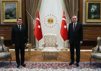 Son dakika: Başkan Erdoğan Meredow ve Bayramov'u kabul etti