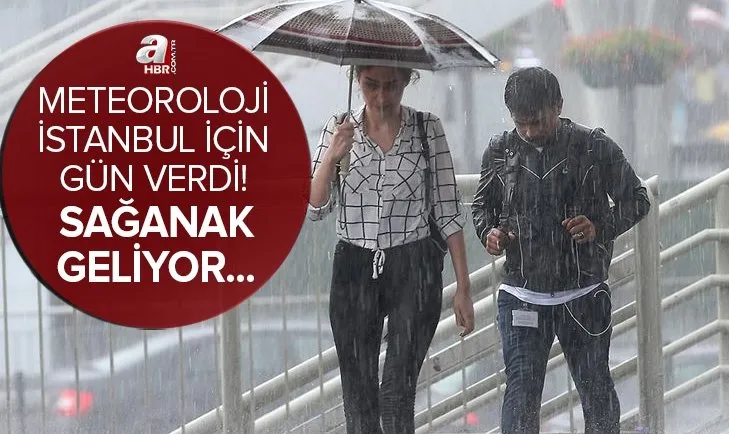 KIŞLIKLARI ÇIKARIN! Meteoroloji İstanbul için gün verdi: Sağanak yağış geliyor! SON DAKİKA HABERLER