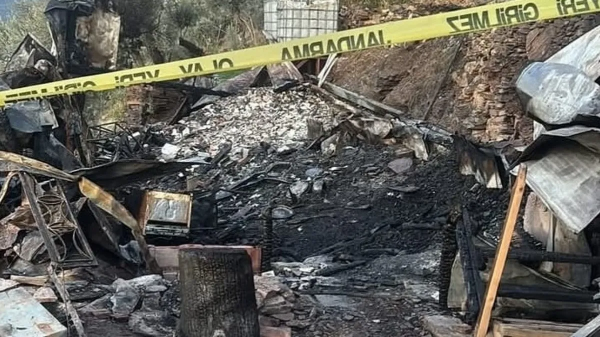 İzmir’de evde çıkan yangında 1 kişi hayatını kaybetti