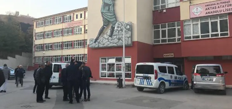 Ankara'da lisede civa paniği