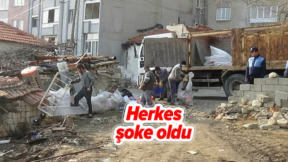 Belediye ekipleri Denizli'de kötü koku şikayeti üzerine gitti evde şaşkına döndü