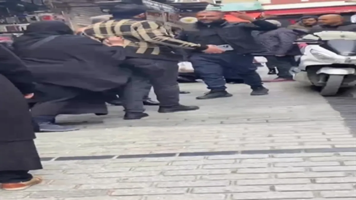 Fatih'te çarşaflı kadına saldırı! Saldırgan mahkeme tarafından tutuklandı