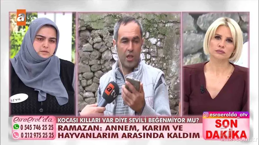 Türkiye Esra Erol'daki bu olayı konuşuyor! “Kocam bana varil ve fıçı diyor” demişti | Ramazan ve Sevil yüzleşti: "Kılları olsada karımı seviyorum" 16