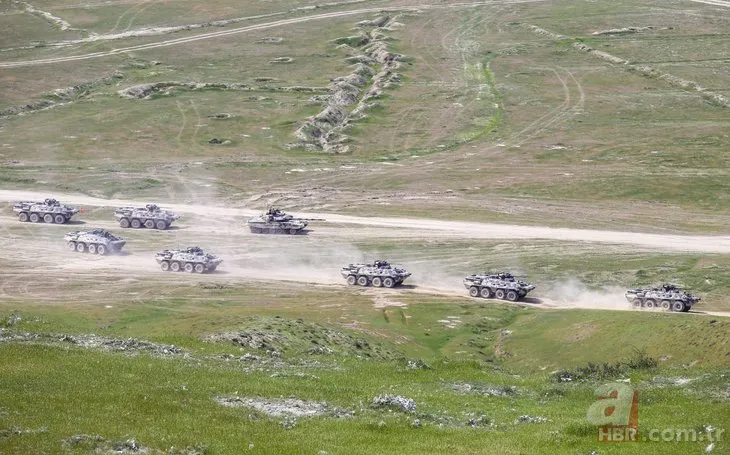 Türkiye ve Azerbaycan’dan savaş sahnelerini aratmayan tatbikat