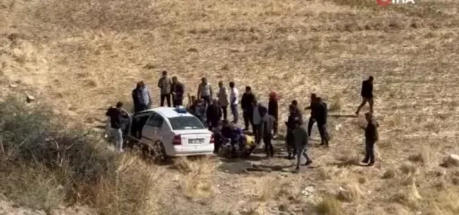 Adıyaman’da şarampole yuvarlanan otomobildeki 6 kişi yaralandı